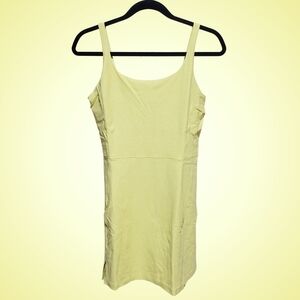 Outdoor Voices The Double Time Dress Women Mellow Yellow XL NWT 💛